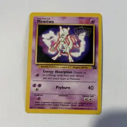 Pokemon TCG Base Set Mewtwo 010/102 Holo Rare ENG 60 HP Ken Sugimori - Image 1