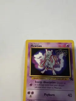 Pokemon TCG Base Set Mewtwo 010/102 Holo Rare ENG 60 HP Ken Sugimori - Image 2