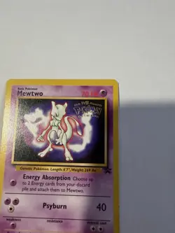 Pokemon TCG Base Set Mewtwo 010/102 Holo Rare ENG 60 HP Ken Sugimori - Image 3