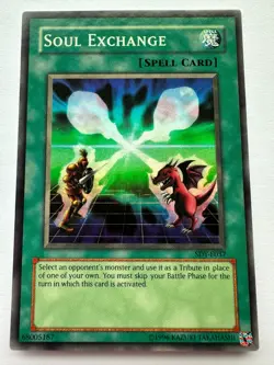 Yu-Gi-Oh Soul Exchange SDY-E037 Super Rare Good Condition - Image 1