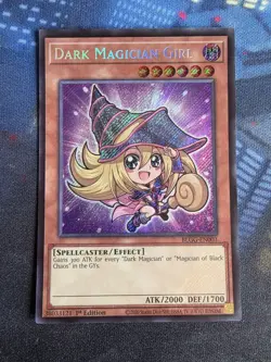 Yugioh! Dark Magician Girl BLGG-EN003 [Secret Rare] Glorious Gallery NM/M - Image 1