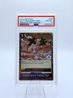 2024 One Piece Gravity Blade Raging Tiger Wings Of The Captain PSA 10 - Image 1