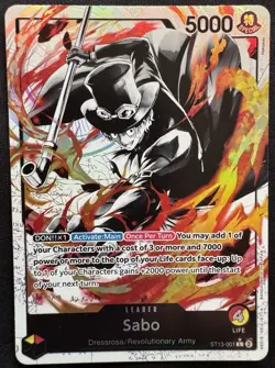 One Piece Sabo ST13-001 Parallel Leader English NM - Image 1