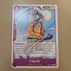One Piece Capote (OP07-063/201) OP07 500 Years in the Future NM TCG CCG - Image 1