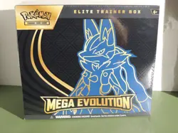Pokemon TCG Mega Evolution Elite Trainer Box ETB Mega Lucario NEW Factory Sealed - Image 1