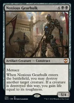 x1 Noxious Gearhulk M MTG Commander Streets of New Capenna M/NM, English - Image 1