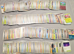 1100 Pokemon Card Bulk Lot NM Modern Commons Uncommons Holos Mixed Sets No Energ - Image 2
