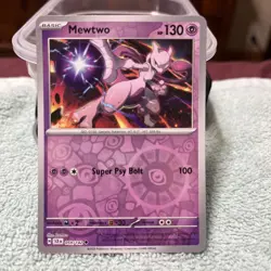 Mewtwo 059/142 Reverse Holo Pokemon Card - Image 1