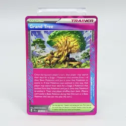 Trainer Grand Tree 136/142 Ace Spec Pink Stellar Crown Pokemon Card NM - Image 1