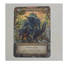 Sorcery Contested Realm Draco Corvus Unique Dragon Card - Image 1