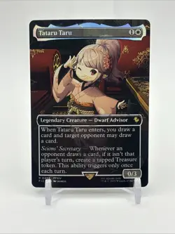 Tataru Taru (Borderless) (Chocobo Track Foil) Commander: Final Fantasy 0466 MTG - Image 1