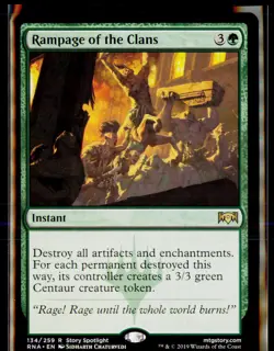 Ravnica Allegiance #134 Rampage of the Clans - Image 1