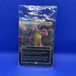 MTG Swords to Plowshares PSA Promo Extended Art Thanos Foil Holo Marvel SEALED - Image 1