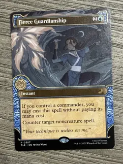 Fierce Guardianship #307 Showcase MTG Avatar The Last Airbender TLE - Image 1
