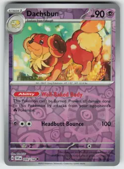 Dachsbun 099/198 Uncommon Scarlet & Violet Pokemon Reverse Holo Near Mint - Image 1