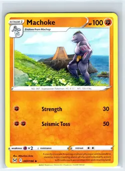Machoke 087/196 Uncommon Lost Origin Pokemon Near Mint - Image 1