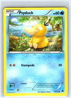 Psyduck 16/122 Common BREAKpoint Pokemon Moderately Played - Image 1