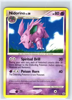 Nidorino 57/132 Uncommon Secret Wonders Pokemon Lightly Played - Image 1