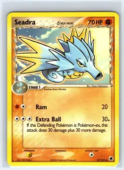 Seadra 37/101 Uncommon Dragon Frontiers Pokemon Lightly Played - Image 1
