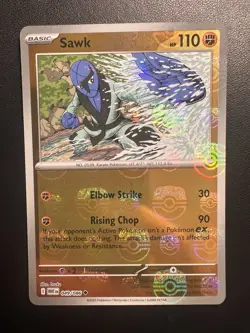 Sawk (Master Ball Pattern) 049/086 Holo SV: White Flare NM - Image 1