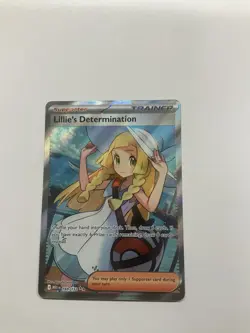 Lillie's Determination 169/132 Ultra Rare Pokemon Mega Evolution - Image 1