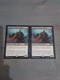 MTG X2 Knight of the Ebon Legion Core Set 2020 105/280 Regular Rare - Image 1