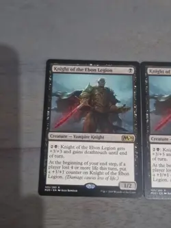 MTG X2 Knight of the Ebon Legion Core Set 2020 105/280 Regular Rare - Image 2