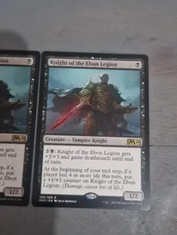 MTG X2 Knight of the Ebon Legion Core Set 2020 105/280 Regular Rare - Image 3