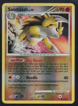 Sandslash 42/147 Rare Supreme Victors Pokemon Reverse Holo Moderately Played - Image 1