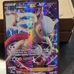 Pokemon TCG Mewtwo EX XY125 XY Promo Full Art Holo EN HP 170 Basic - Image 1