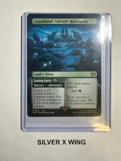 Zanarkand, Ancient Metropolis Borderless x1, MTG, Final Fantasy, FIN, NM - Image 1