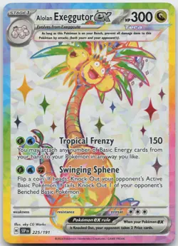 Alolan Exeggutor ex 225/191 Surging Sparks Pokemon - Image 1
