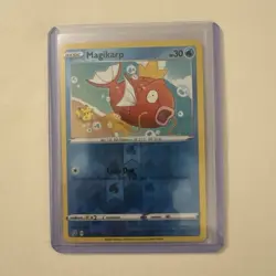 Pokemon TCG Magikarp Swsh02 Rebel Clash Reverse Holo Common Eng HP30 2020 Mint - Image 1