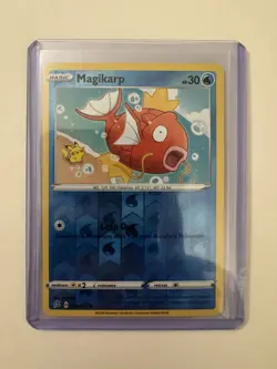 Pokemon TCG Magikarp Swsh02 Rebel Clash Reverse Holo Common Eng HP30 2020 Mint - Image 2