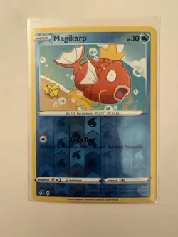 Pokemon TCG Magikarp Swsh02 Rebel Clash Reverse Holo Common Eng HP30 2020 Mint - Image 5