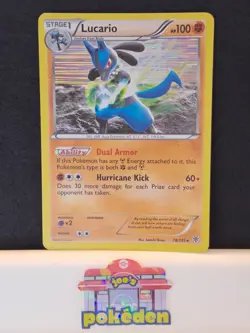 Lucario 78/135 Plasma Storm Holo Pokemon Tcg Nm - Image 1