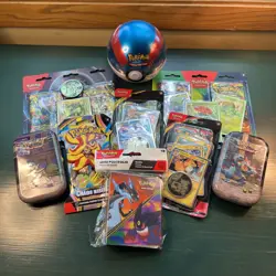 Pokemon TCG Sealed Collection Lot Poke Ball, Blisters, Mini Portfolio - Image 1