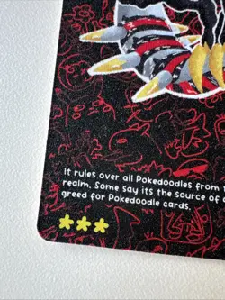 Tina (Giratina) 99/90 - Set Hit Holo - Pokedoodles Set 1 Fan Art- Pokemon - Image 5