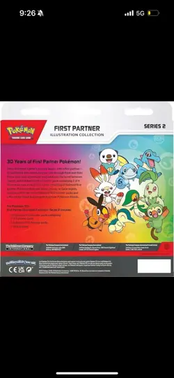 Pokemon TCG: First Partner Illustration Collection Series 2 Sealed Box In Hand - Image 2