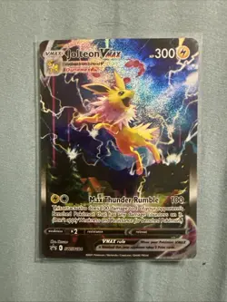 Pokemon TCG Jolteon VMAX SWSH184 Premium Collection Black Star Promo - Image 1
