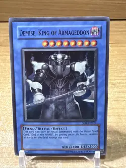 Demise, King of Armageddon - SOI-EN035 - LP - Super Rare - Unlimited - Yugioh - Image 1