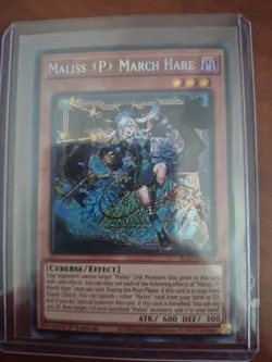Yu-Gi-Oh! Maliss P March Hare ALIN-EN023 1st Edition LP Secret Rare - Image 1