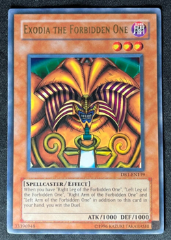Yugioh Exodia the Forbidden One - DB1-EN139 - Lightly Played - Ultra Rare - Image 1