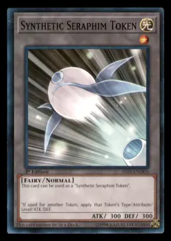 Yugioh Token: Synthetic Seraphim #SR05-ENTKN Structure Deck: Wave of Light LP - Image 1