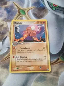 Dugtrio - 22/112 - Non-Holo Rare - EX FireRed LeafGreen - NM - Pokemon Card - Image 1