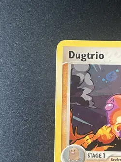 LP Pokemon Card - Dugtrio FireRed & LeafGreen 22/112 Rare Reverse Holo. VINTAGE - Image 3
