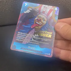 Carte De Buggy P-084 Release Event Winner Promo One Piece English - Image 5