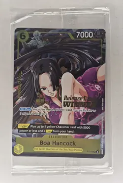 One Piece Card Game Boa Hancock Pre-Release Event Winner P-115 Near Mint Sealed - Image 1