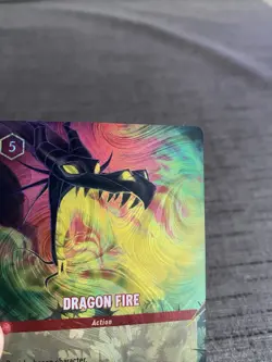 Lorcana Disney TCG Dragon Fire 1/C1 PROMO FOIL Anglaise - Image 5