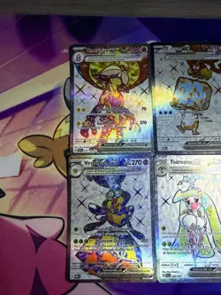 Lot Of FOUR English Pokemon Ex Tera Full Art Cards Near Mint - Image 2